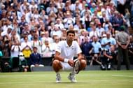 Novak Djokovic at Wimbledon 2019